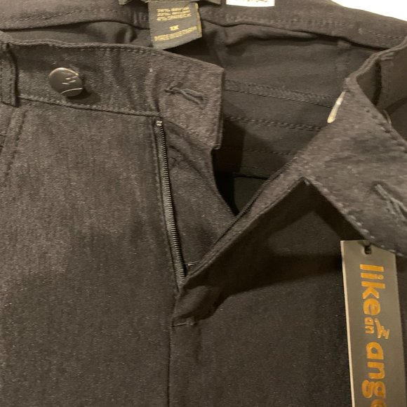 Like An Angel Black Dress Pants Stretchy Skinny Fit Size 1X - Fits Smaller - Picture 3 of 3